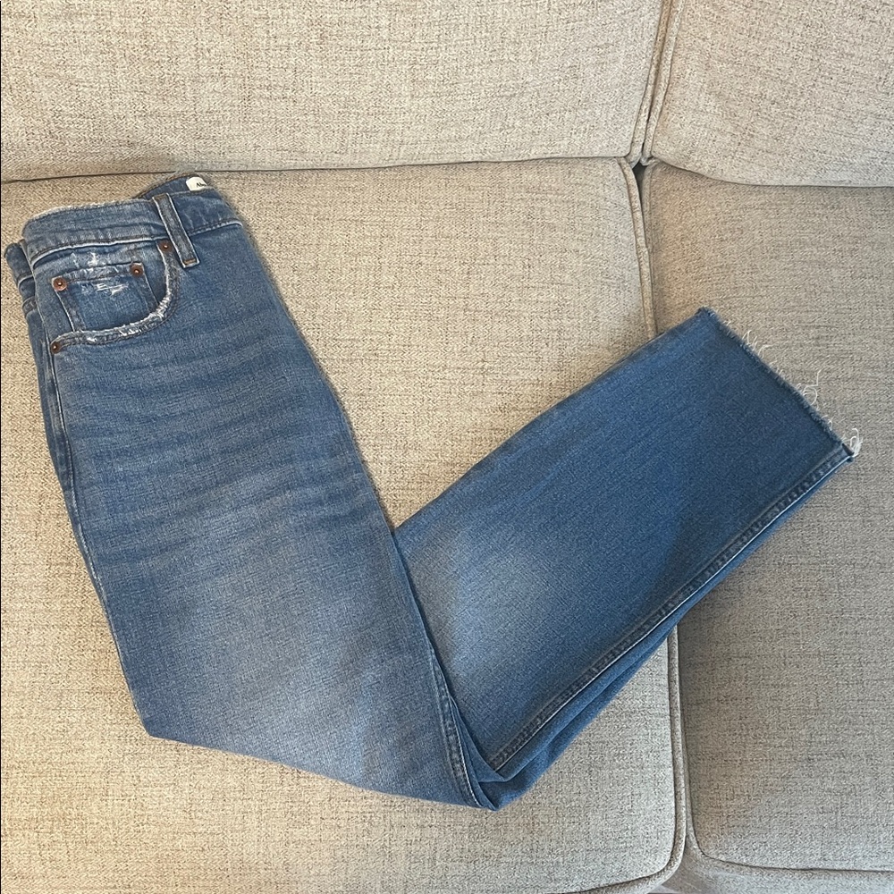 Abercrombie & Fitch Ankle Straight Jeans